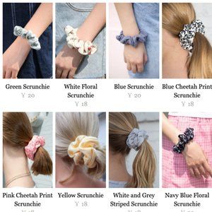 Pink Cheetah and Blue Cheetah Scrunchie on BCW
